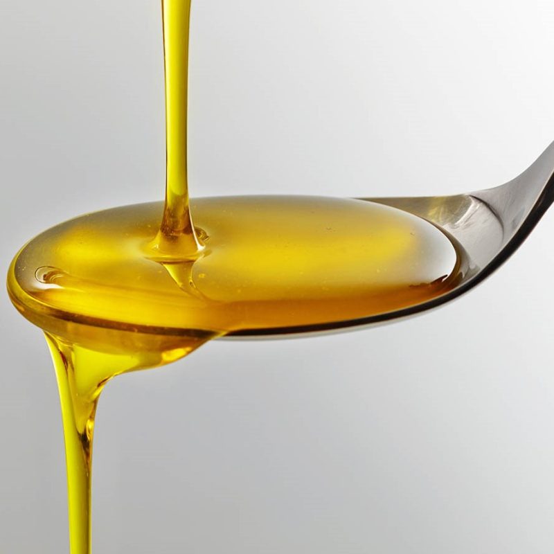 pouring cooking oil